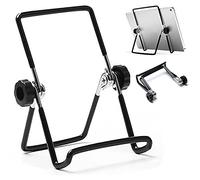 VOVIGGOL Support de tablette réglable, antidérapant et pliable pour tablettes de 9 à 12,9", iPad, Samsung et Kindle Fire, support d'affichage pour photos (taille L, noir)