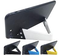 VOVIGGOL V Modèle Mini Support Telephone Bureau 4 Pièces, Porte Téléphone Portable de Voyage de Poche Pliable, Universel Support Smartphone Compatible avec iPhone iPad Tablette Kindle Android