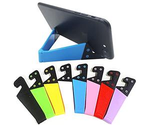 VOVIGGOL V Modèle Mini Support Telephone Bureau 8 Pièces, Porte Téléphone Portable de Voyage de Poche Pliable, Universel Support Smartphone Compatible avec iPhone iPad Tablette Kindle Android