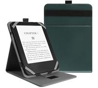 VOVIPO Coque de Protection Universel pour Kindle Paperwhite Kobo Liseuse 6 Pouces, étui Folio Compatible avec la liseuse Sony/Kobo/Tolino/Pocketbook/Kindle 6",avec Support Multi - Angles,Menthe