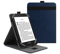 VOVIPO Coque de Protection Universel pour Kindle Paperwhite Kobo Liseuse 6 Pouces, étui Folio Compatible avec la liseuse Sony/Kobo/Tolino/Pocketbook/Kindle 6",avec Support Multi Angles-Navy