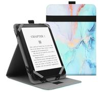 VOVIPO Coque de Protection Universel pour Kindle Paperwhite Liseuse 6-7 Pouces, étui Folio Compatible avec la liseuse Sony/Kobo/Tolino/Pocketbook/Kindle 6" 6.8" 7",Angle de Vue réglable-MBL