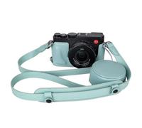 VOVMOEYA Caméra de Protection Boîtier Kit pour Leica D-LUX8 Caméra, pour Leica DLUX8 Demi-Cas D-LUX 8 Caméra Cover avec Avant Objectif Cap avec Bandoulière, kl-bleu, Passt Leica D-LUX8, sac appareil