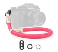 VOVMOEYA Dragonne Appareil Photo,Dragonne de Poignet pour Appareil Photo Sangle Poignet Appareil Photo pour Sony A6000 A6400 A6700 A7IV Canon eos Nikon Fujifilm - Rose