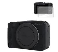 VOVMOEYA Étui pour Appareil Photo Canon EOS R50 V avec 2 protecteurs d'écran de 0,25 mm, étui en Silicone pour Canon EOS R50V, Souple Protecteur léger, Ajustement Parfait