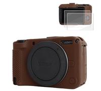 VOVMOEYA Étui pour Appareil Photo Canon EOS R50 V avec 2 protecteurs d'écran de 0,25 mm, étui en Silicone pour Canon EOS R50V, Souple Protecteur léger, Ajustement Parfait