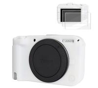 VOVMOEYA Étui pour Appareil Photo Canon EOS R50 V avec 2 protecteurs d'écran de 0,25 mm, étui en Silicone pour Canon EOS R50V, Souple Protecteur léger, Ajustement Parfait