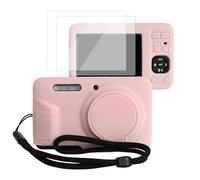 VOVMOEYA Étui pour Appareil Photo Kodak PIXPRO FZ55 avec 2 Protections d'écran et 1 dragonne, en Silicone, Souple léger Protecteur