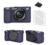 VOVMOEYA Étui pour Appareil Photo Sony Alpha 7CII avec 2 Protections d'écran et 1 Cache pour Griffe Flash, en Silicone, léger et Protecteur, Surface texturée
