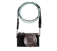VOVMOEYA G7X Mark III Sangle de cou réglable en cuir PU pour photographes Fujifilm/Nikon/Canon/Sony/Minolta/Panasonic/SLR/DSLR