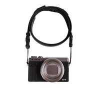 VOVMOEYA G7X Mark III Sangle de cou réglable en cuir PU pour photographes Fujifilm/Nikon/Canon/Sony/Minolta/Panasonic/SLR/DSLR