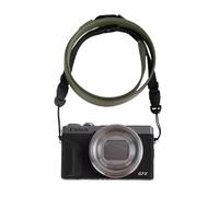 VOVMOEYA G7X Mark III Sangle de cou réglable en cuir PU pour photographes Fujifilm/Nikon/Canon/Sony/Minolta/Panasonic/SLR/DSLR