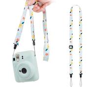 VOVMOEYA Sangle Appareil Photo pour Enfants, Sangle de Cou pour Appareil Photo pour Enfants, Lanière Appareil Photo pour Fujifilm Instax Mini Sony ZV-E10 ZV-1 ZV-1F Canon R50 M50 Nikon - Vert