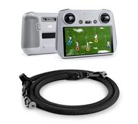 VOVMOEYA Sangle de Cou pour DJI RC/RC 2/RC Pro/RC Plus,Bandoulière pour DJI Mavic 3/Air 3/Air 2S/Mini 3/Mini 3 Pro/Mini 4 Pro RC Sangle Controller Télécommande Accessoires - Noir