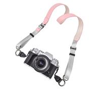 VOVMOEYA X-T50 Sangle de cou pour appareil photo, bandoulière réglable, en cuir PU, pour photographes Fujifilm, Nikon, Canon, Sony, Minolta, Panasonic, SLR, DSLR, Rose pastel.