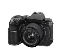 VOVMOEYA XS20 - Demi-étui pour Appareil Photo Compatible avec Fuji XS20, Demi-étui en Cuir PU Compatible avec Appareil Photo numérique Compatible avec Fujifilm X-S20, Noir, Étui pour Appareil Photo