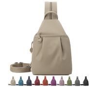 Vovtva Street Lite Chic Versatile Travel Bag, 2025 New Multi-Compartment Large Capacity Travel Bag, for Outdoor Leisure Travel (Khaki)