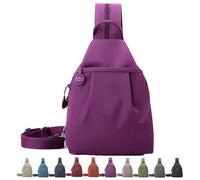 Vovtva Street Lite Chic Versatile Travel Bag, 2025 New Multi-Compartment Large Capacity Travel Bag, for Outdoor Leisure Travel (Purple)