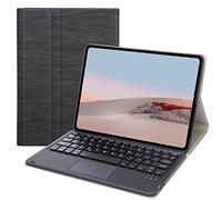 Vowor Étui Clavier Tablette pour Micorsoft Surface Go 3 / Go 2 / Go Smart Touchpad, Housse Clavier magnétique Bluetooth sans Fil Clavier avec Trackpad (Noir)
