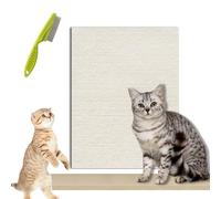 Vowtrlleoy Cat Scratching Cloth, Can Protect Furniture - Cat Scratching Mat, Couch Protector from Cat Claws, Sticky Scratch Wall Mat, Anti Cat Scratch Mat Trimmable (Beige, 60 * 100cm/23.6 * 39.4in)