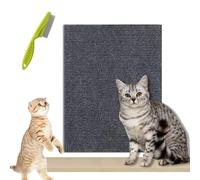 Vowtrlleoy Cat Scratching Cloth, Can Protect Furniture - Cat Scratching Mat, Couch Protector from Cat Claws, Sticky Scratch Wall Mat, Anti Cat Scratch Mat Trimmable (Gray, 30 * 100cm/ 11.8 * 39.4in)