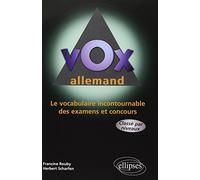 Vox allemand, le vocabulaire incontournable des examens et concours classé par niveaux