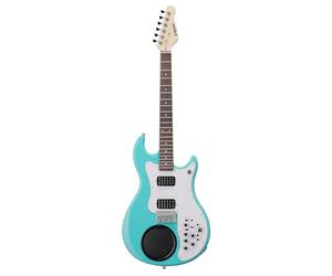 Vox APC-2 Guitare électrique avec ampli et haut-parleur intégrés, machine à effets et rythmes Vert aqua