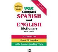Vox Compact Spanish amp English Dictionary 3E HC by Vox Hardcover Book Vox (Auteur)