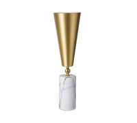 Vox Lampe à Poser Marbre Blanc & Laiton Mat/ Blanc Grand