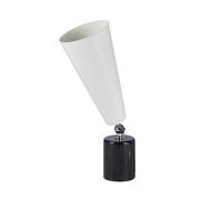 Vox Lampe à Poser Marbre Noir & Chrome/Blanc Petit