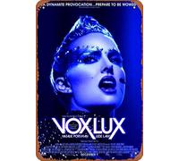 Vox Lux Movie Brady Corbet Natalie Portman - Plaque en métal vintage amusante - 20,3 x 30,5 cm - Décoration murale pour café, bar, chambre à coucher