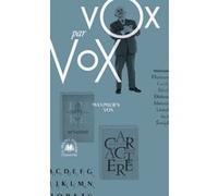 Vox par Vox Maximilien Vox (Auteur)