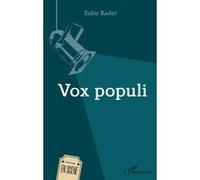 Vox populi - Sabir Kadel - L'harmattan - broché - Théâtre