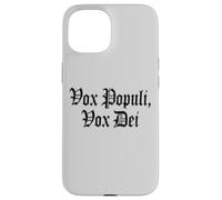 VOX POPULI VOX Dei Phrase Latine Coque pour iPhone 15