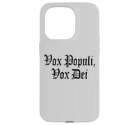 VOX POPULI VOX Dei Phrase Latine Coque pour iPhone 15 Pro
