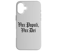 VOX POPULI VOX Dei Phrase Latine Coque pour iPhone 16 Plus