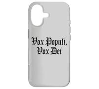 VOX POPULI VOX Dei Phrase Latine Coque pour iPhone 17