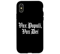VOX POPULI VOX Dei Phrase Latine Coque pour iPhone X/XS