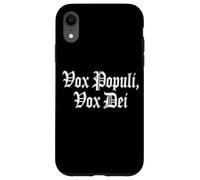 VOX POPULI VOX Dei Phrase Latine Coque pour iPhone XR