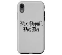 VOX POPULI VOX Dei Phrase Latine Coque pour iPhone XR