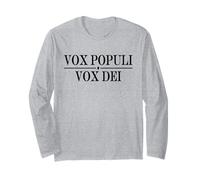 VOX POPULI VOX Dei Voix DE LA Voix du Peuple Voix DE Dieu Manche Longue