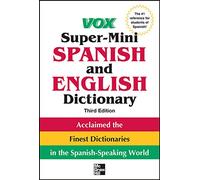 Vox – SuperMini Dictionnaire espagnol-anglais – Broché