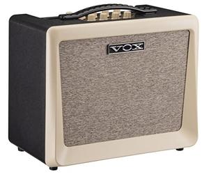 Vox UKU50-50W Amplificateur à Tubes Combo pour Ukulélé électro-acoustique avec Entrée Micro et Effets