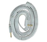 VOX VCC090 Câble spiralé blanc de 6,35 mm avec sac en maille, 75 cm