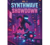Voxel Cyber Runners: Vol. 2: Synthwave Showdown - Neon City Escape Notebook with Grid Pages - 160 Pages, 8.5 x 11 inches