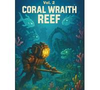 Voxel Deep Sea: Vol. 2: Coral Wraith Reef - Undersea Ghost Diver Notebook with Grid Pages - 160 Pages, 8.5 x 11 inches