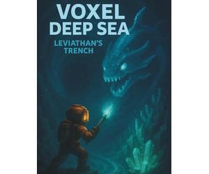 Voxel Deep Sea: Vol. 3: Leviathan’s Trench - Deep Sea Monster Notebook with Grid Pages - 160 Pages, 8.5 x 11 inches
