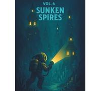 Voxel Deep Sea: Vol. 4: Sunken Spires - Underwater City Explorer Notebook with Grid Pages - 160 Pages, 8.5 x 11 inches