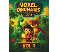 Voxel Dinomates Vol. 1: Jungle Hatchlings: 8.5”×11” Graph Paper Journal • 80 pages • Kids & Fans of Pixel Dino Art