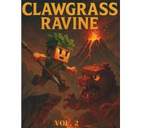 Voxel Quest: Vol. 2: Clawgrass Ravine - Jungle Beast Fantasy Notebook with Grid Pages - 160 Pages, 8.5 x 11 inches